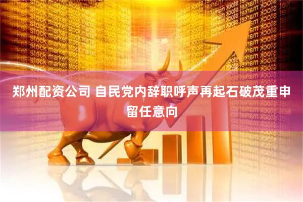 郑州配资公司 自民党内辞职呼声再起　石破茂重申留任意向